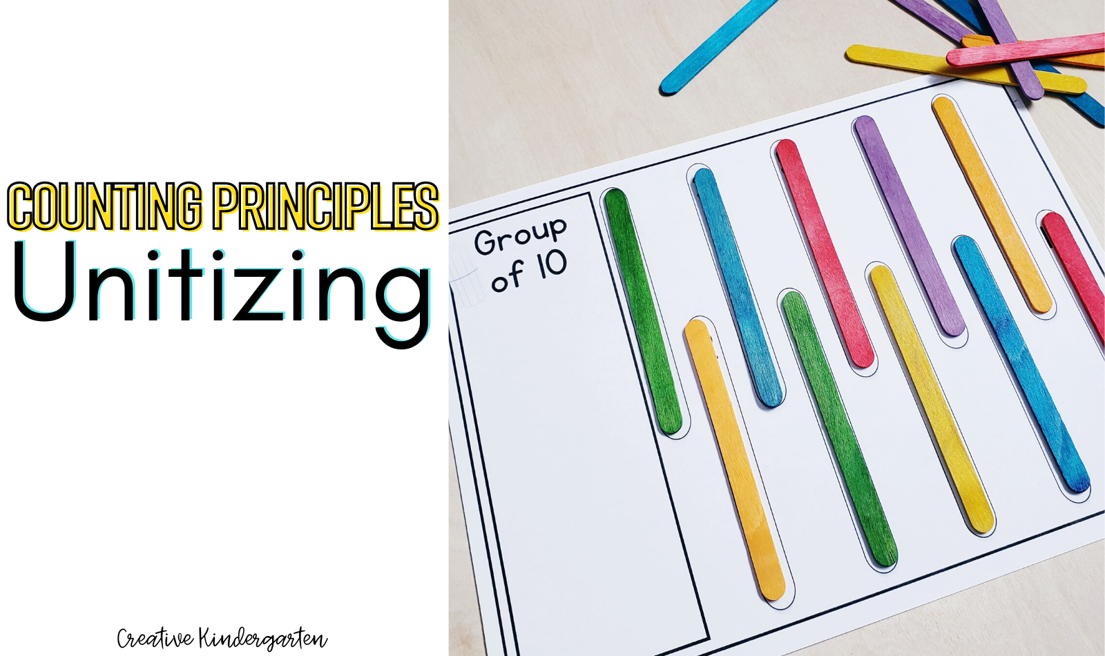 Counting Principles Unitizing Creative Kindergarten